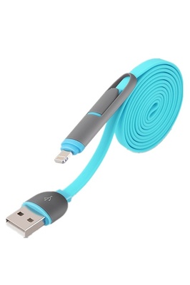 iPhone6蘋果安卓2合1充電數據線 一“線”多能，便捷無憂